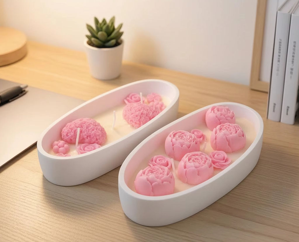 Candle Souvenir - Vela Aromática con Aroma a Rosas
