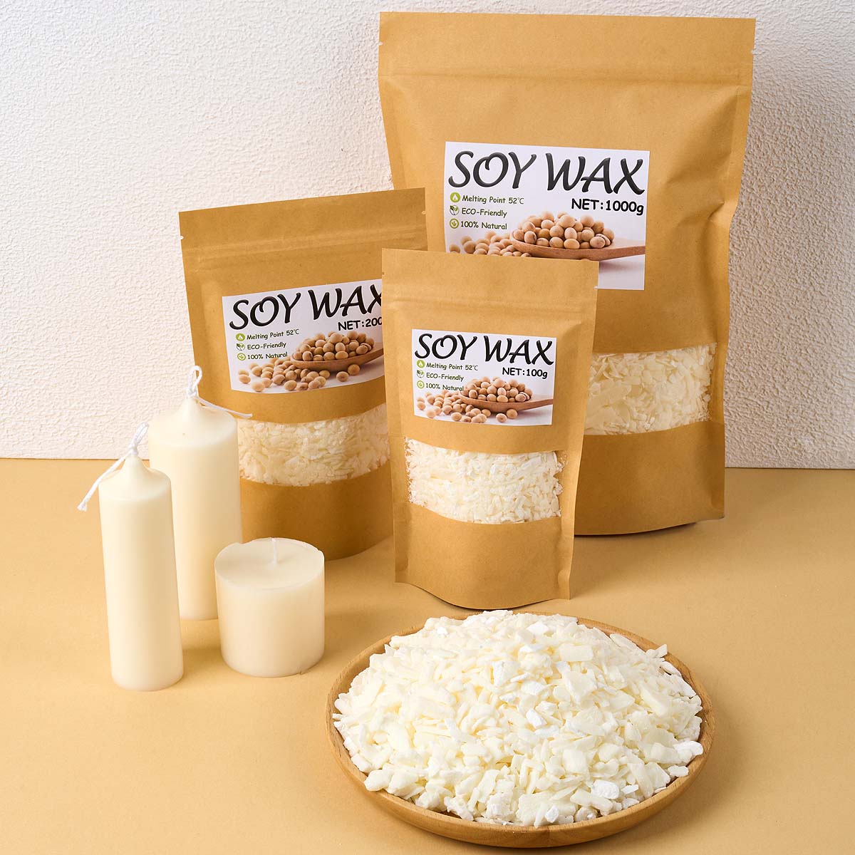 Candle Supplies Shop - Cera de soja blanca pura de