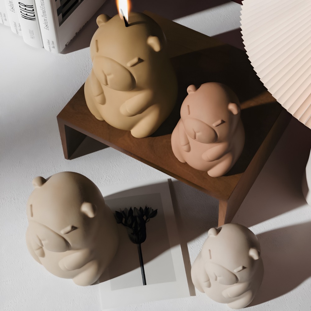 Vela aromática de capibara de  - Candle Supplies Shop reseña y precio