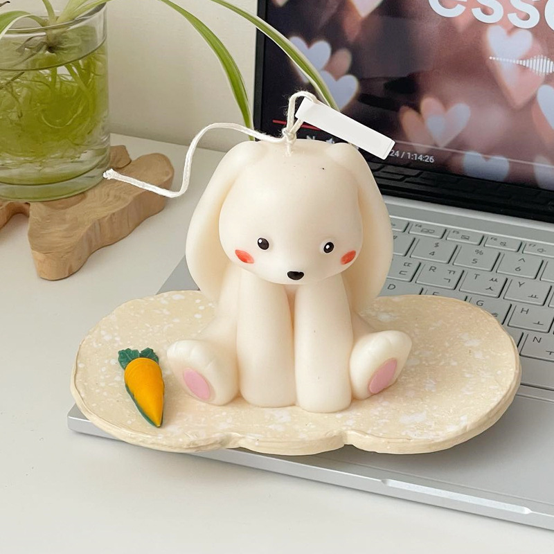 Conejo sentado, molde de vela  - Candle Supplies Shop reseña y precio