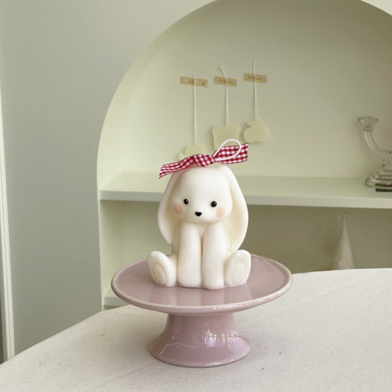 Conejo sentado, molde de vela  - Candle Supplies Shop reseña y precio