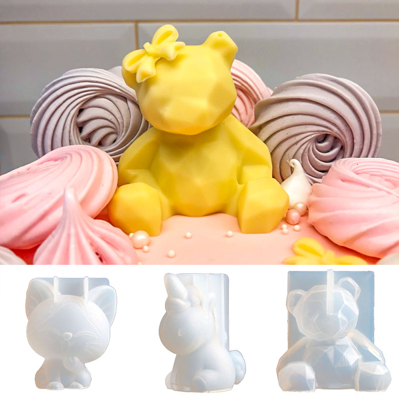 Molde de silicona de oso estér - Candle Supplies Shop reseña y precio
