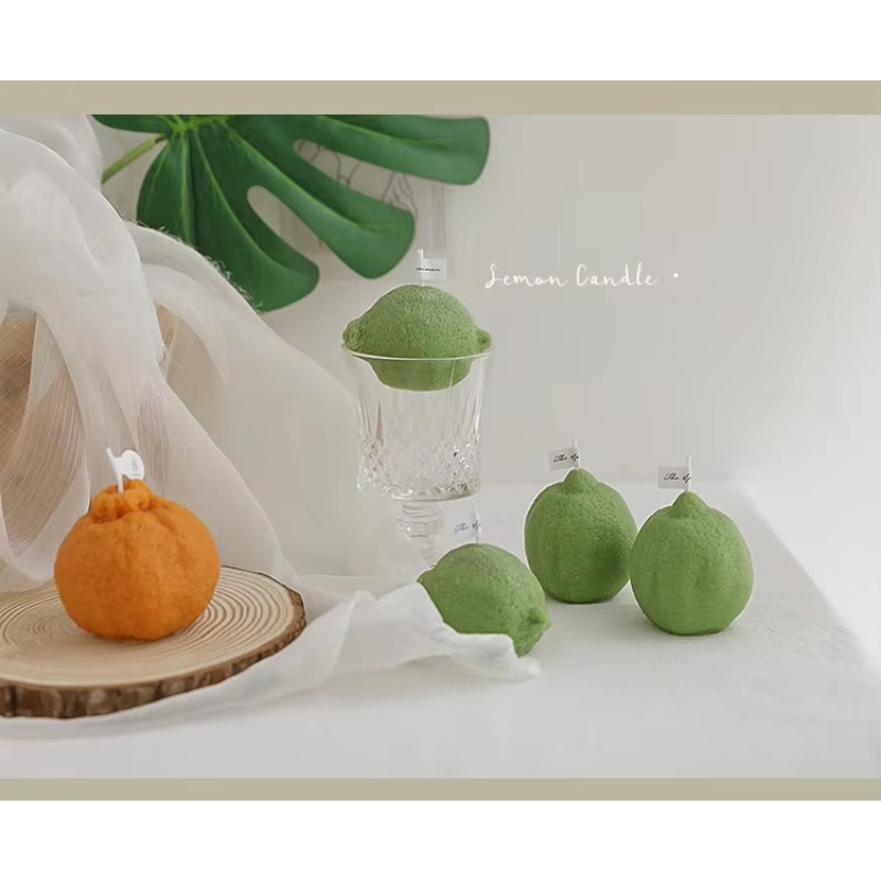 Vela Aromática de Limón Hecha  - Candle Supplies Usa reseña y precio